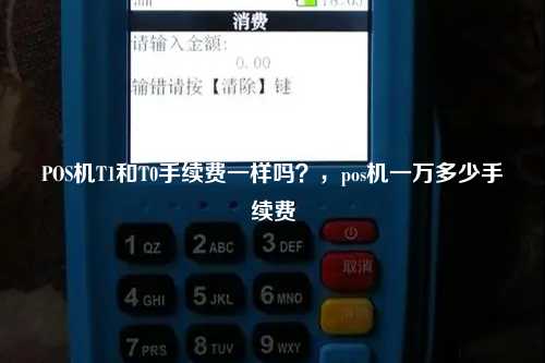 POS机T1和T0手续费一样吗？，pos机一万多少手续费